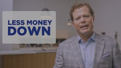 Video still of Paul Jackson discussing less money down