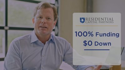 Video still of Paul Jackson discussing 0% down payments