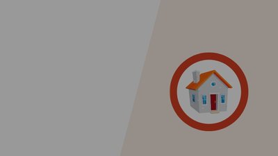 Graphic of a house inside a circle
