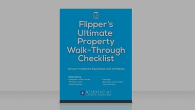 Flippier's Ultimate Property Walk-Through Checklist Guide cover